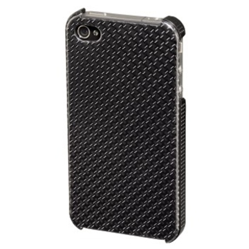 Футляр Hama Carbon Grey (для iPhone 4/4S, пластик, H-108521)