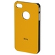 Футляр Hama Shiny Orange (для iPhone 4/4S, пластик, H-108548)