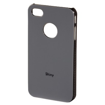 Футляр Hama Shiny Grey (для iPhone 4/4S, пластик, H-108549)