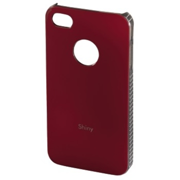 Футляр Hama Shiny Red (для iPhone 4/4S, пластик, H-108554)