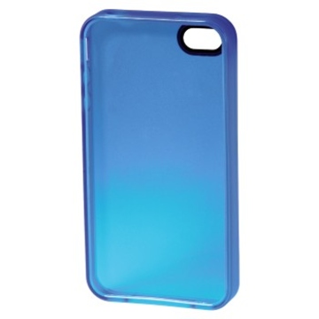 Футляр Hama TPU Blue (для iPhone 4/4S, силикон, H-108556)
