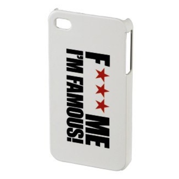 Футляр Hama FMIF White (для iPhone 4/4S, F*** ME I"M FAMOUS, H-108587)