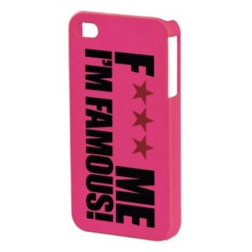 Футляр Hama FMIF Pink (для iPhone4, F*** ME I"M FAMOUS, H-108588)