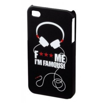 Футляр Hama FMIF Headset Black (для iPhone 4/4S, F*** ME I"M FAMOUS, H-108594)