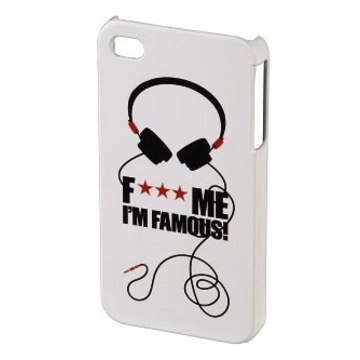 Футляр Hama FMIF Headset White (для iPhone 4/4S, F*** ME I"M FAMOUS, H-108595)