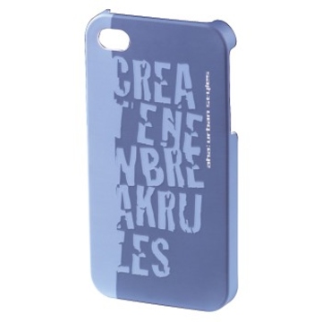 Футляр Hama aha: Croom Blue (для iPhone4/4S, конструктивный доступ ко всем кнопкам, пластик, H-115342)