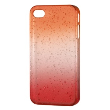 Футляр Hama Drop Orange Red (для iPhone 4/4S, доступ ко всем кнопкам, пластик, H-115358)