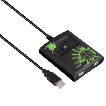 Переключатель Hama Speedshot Lite Black (мышь/клавиатура, для Xbox 360, USB, H-115510)