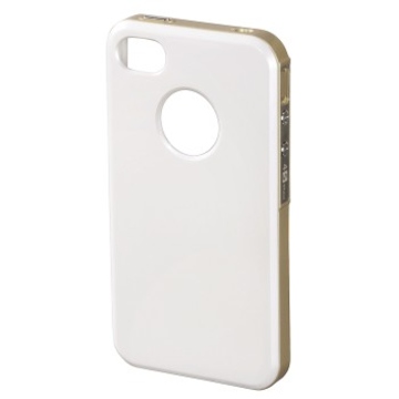 Футляр Hama Hybrid White Gold (для iPhone4/4S, пластик, H-118728)