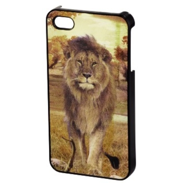 Футляр Hama Tiger/Lion 3D Beige (для iPhone4/4S, пластик, H-118741)