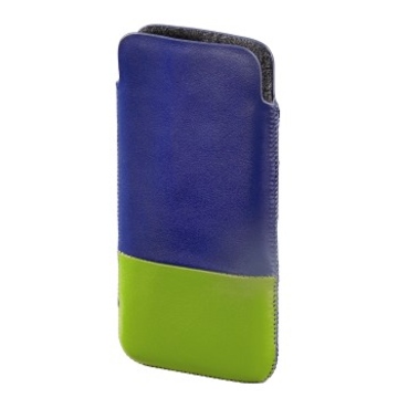 Чехол Hama Domino Blue Green (для iPhone 5, кожа, H-118819)