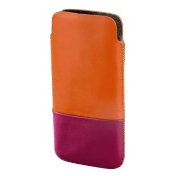 Чехол Hama Domino Orange Pink (для iPhone 5, кожа, H-118822)