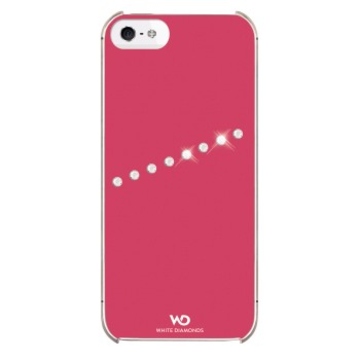 Футляр White Diamonds Sash Neon Pink (для iPhone 5, украшен кристаллами Swarowski, пластик, H-118840)