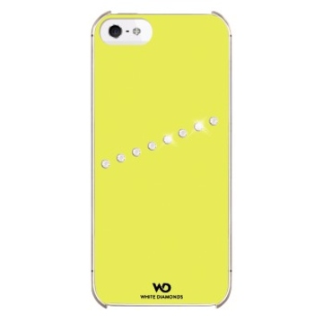 Футляр White Diamonds Sash Neon Yellow (для iPhone 5, украшен кристаллами Swarowski, пластик, H-118841)