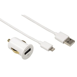 АЗУ Hama Lightning White (кабель USB-Lighting, 2.1A, H-119422)