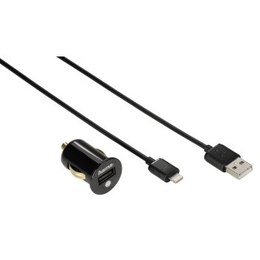 АЗУ Hama Lightning Black (кабель USB-Lighting, 2.1A, H-119423)