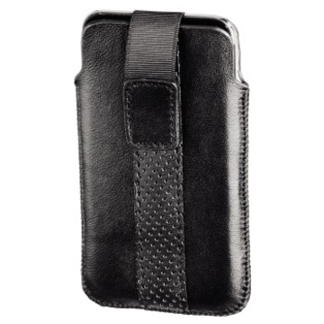 Чехол Hama Delicate Sleeve Black (для iPod touch 4G, язычок для извлечения, натуральная кожа, H-13284)