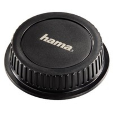 Крышка для защиты задней линзы Hama Black (для Canon EOS, пластик)