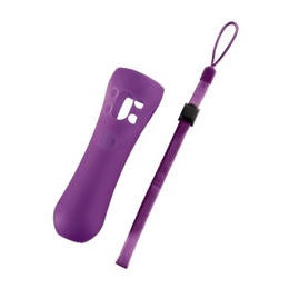 Чехол защитный Hama Purple (для контроллера перемещения PS Move Motion controller + ремешок для руки, силикон)