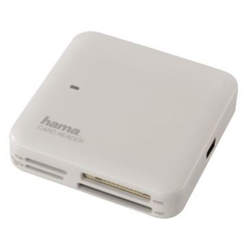 Card reader Hama White (all-in-1, H-53241)