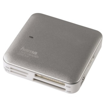 Card reader Hama White Silver (all-in-1, H-53242)