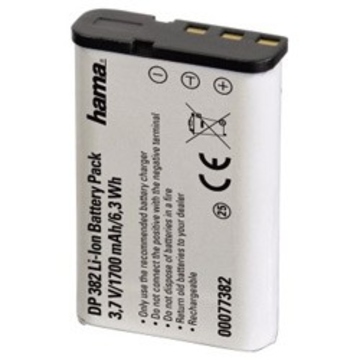 Hama DP 382 (для фотокамер Casio NP-90, 3.7V/1700mAh, Li-on, H-77382)