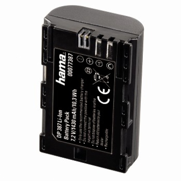 Hama DP 387 (аналог аккумулятора Canon LP-E6, 7.2V/1430mAh, H-77387)