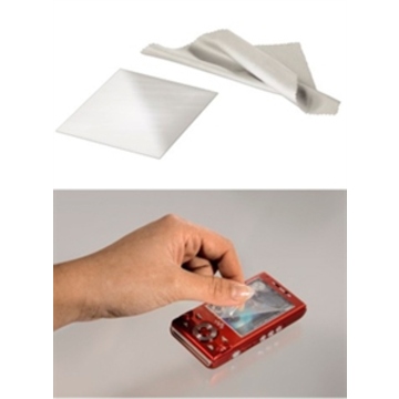 Пленка защитная Hama Mobile Protect Mirror (зеркальная, 80x95 мм, прозрачная, очищающая салфетка, шпатель)