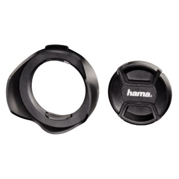 Бленда Hama Black (универсальная, с крышкой, 58мм, резина/пластик, H-93658)