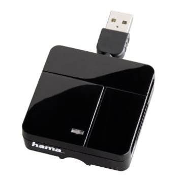 Card reader Hama Basic Black (USB2.0, для всех стандартов карт памяти, поддерживает SDXC)