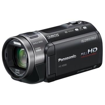  Panasonic HC-X800 Black (1/4.1" 3MOS, 3.0", Full HD 1080, 12x/23x Zoom, SD/SDHC/SDXC, miniUSB2.0, miniHDMI, AV, микрофон)