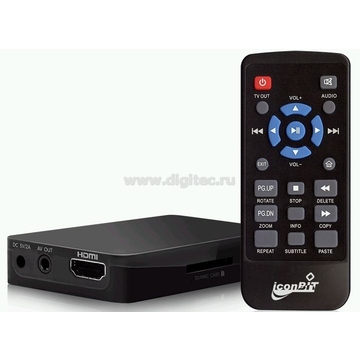 Медиаплеер iconBIT HTRAVEL T (FullHD 1080p, USB, card reader, HDMI 1.3, без HDD)