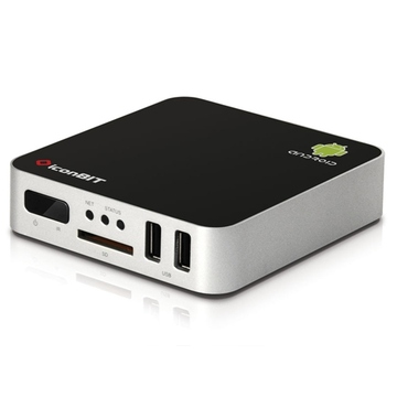 iconBIT Toucan Nano (HD-плеер, FullHD 1080p, USB, LAN, HDMI 1.3, без HDD, Android 2.3, SD/SDHC/MS/MMC, 2D/3D игровая приставка)