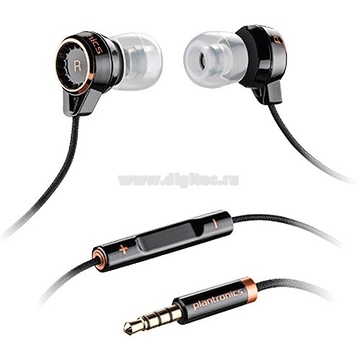 Наушники с микрофоном (гарнитура) Plantronics Back Beat 216 Black (вставные, 100 дБ, 24 Ом)
