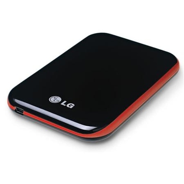 Накопитель HDD 250GB LG XD5 Black Red (2.5", USB2.0)