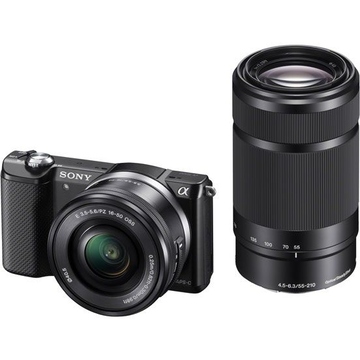 Sony ILCE-5000 Double Kit 16-50, 55-210mm Black