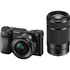  Sony ILCE-6000 Double Kit 16-50, 55-210mm Black