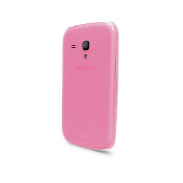 Футляр iLuv iCS7H313 Overlay Pink (для Samsung Galaxy S III Mini, полупрозрачный мягкий пластик)