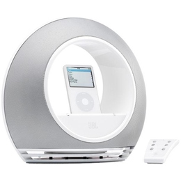 Колонки JBL Radial White (для iPod 5G/nano/shuffle, также совместим с гаджетами с разъемом 3.5мм, 30 Вт)
