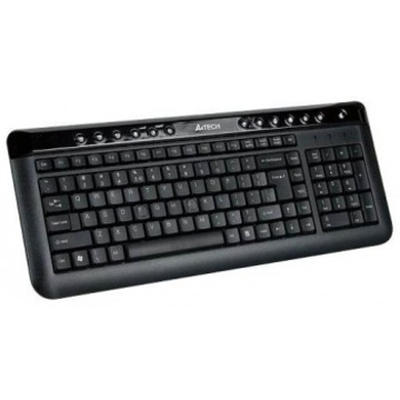 Клавиатура A4 KLS-40 Black (PS/2, ANTI-RSI)