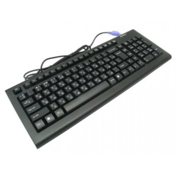 Клавиатура A4 KRS-83 Black (PS/2, ANTI-RSI)