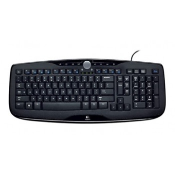 Клавиатура Logitech Media 600 Black (проводная, USB, 920-000047)