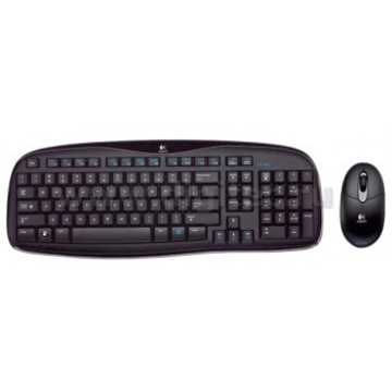Клавиатура Logitech Desktop EX100 Black (беспроводная, USB, 967713-0112)