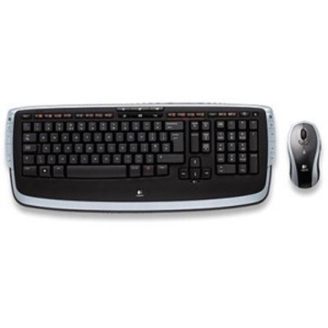 Комплект (клавиатура, мышь) Logitech Desktop LX-710 Laser (беспроводной, USB)