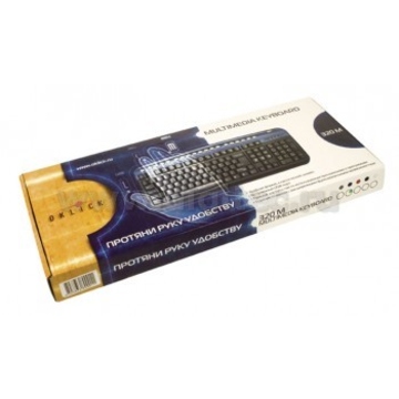 Клавиатура Oklick 320M Black Blue (PS/2+USB, Multimedia)