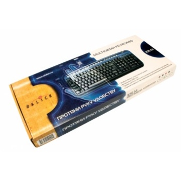 Клавиатура Oklick 320M Red (PS/2+USB, Multimedia)