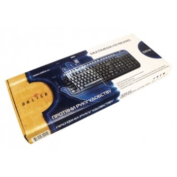 Клавиатура Oklick 320M Silver (PS/2+USB, Multimedia)