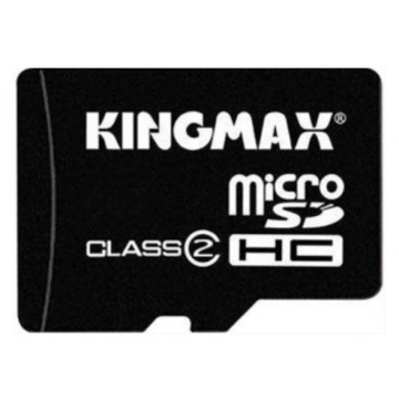  MicroSDHC 08Гб Kingmax Класс 2 (адаптер)