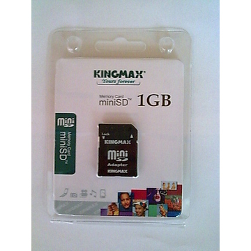  MiniSD 01Гб Kingmax