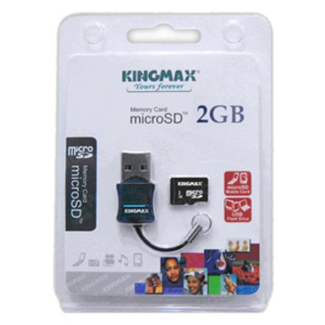  MicroSD 01Гб Kingmax (ридер)